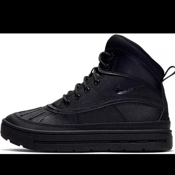 Big Kid's Nike Woodside 2 High Black/Black-Black (524872 004) Size 6c - Picture 13 of 15